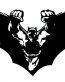 batman-flying-die cut decal-NEW