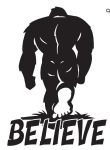 BELIEVE IN BIGFOOT FUNNY DIE CUT DECAL