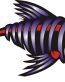 bloody fish boat stickers RIGHT