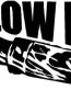 blow me wood grain duck call decal