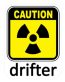 caution drifter funny color auto sticker