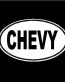 Chevy Oval Decal