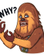 chewbacca wookiee star wars sticker 14