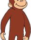 Curious George Decal Standing