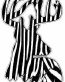 Deer Head Decal 44 - Skin Zebra
