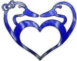 Duck Hunting LOVE Sticker 2 FILLS Lightning Blue