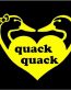 Duck Hunting Love Sticker QUACK