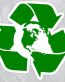 Earth Day Recycle Reuse Reduce Design Sticker