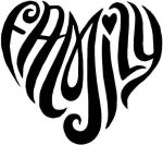 FAMILY HEART DECAL