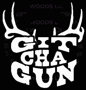 Git Cha Gun Deer Hunting Decal