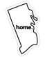 Home Rhode Island Sticker