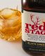 Jim Beam Red Stag Bottle and Glass Sticker