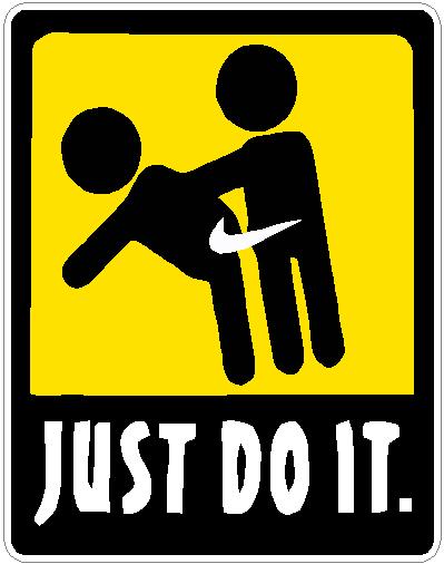 Just Do It Sticker YELLOW