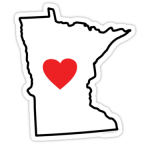 love minnesota sticker