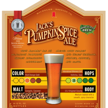 Michelob Jacks Pumpkin Spice Ale End Panel Decal