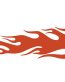 Mitsubishi Auto Flame Side Graphics (Pair)