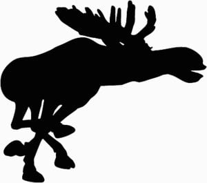 Moose Hunting Decal Sticker 3