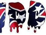 mudder rebel flag sticker