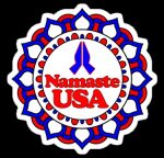 NAMASTE USA STICKER