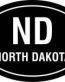 North Dakota Oval Decal