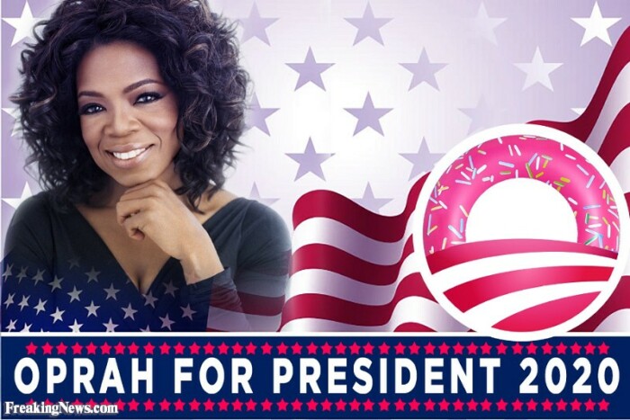 OPRAH FOR PRESIDENT 2020 STICKER 7