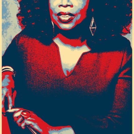 OPRAH FOR PRESIDENT 2020 STICKER RWB