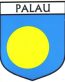 Palau Flag Crest Decal Sticker