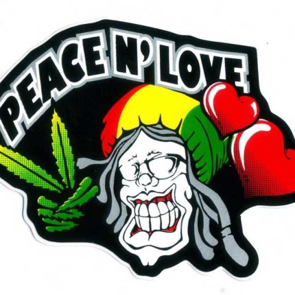 Rasta Reggae Sticker Weed 420 Decal 06