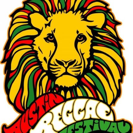 reggae fest austin lion sticker