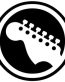 Rock Band Guitar Vinyl Diecut Vinyl Decal
