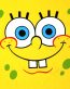 sbob squarepants square sticker