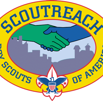 SCOUTING scoutreach_OVAL_color sticker