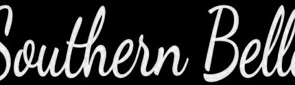 script_southern_belle_vinyl_decal_sticker_words_only_vehicle_auto_car