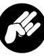 Shocker Round Funny Guy Sticker