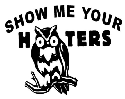 Show Me Your Hooters Vinyl Car Decal