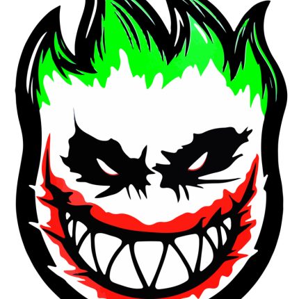 skateboard logo JOKER drip sticker