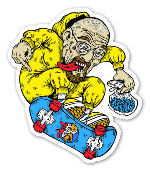 SKATER WALTER STICKER