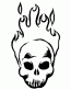 Skull Adhesive Decals 2
