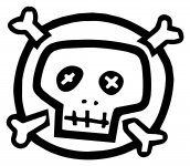 Skull Vinyl Decal Sticker 61