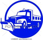 snow-plow-truck-circle-DIE CUT AUTO DECAL