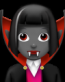 vampire dark emoji
