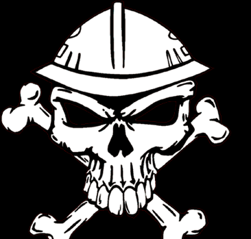 Skull Logo with Helmet 2