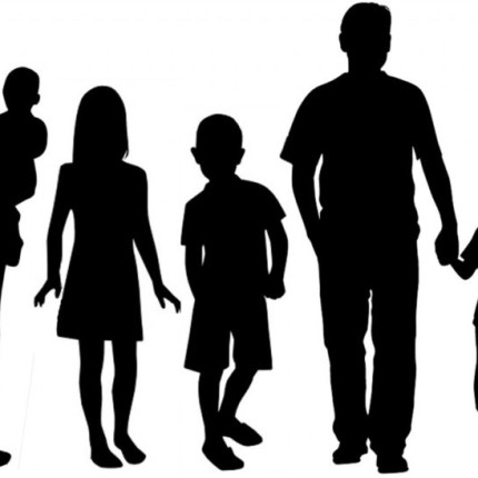 6-long-hair-mom-dad-daughter-son-son-baby-silhouette decal