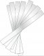 8 - 8 Inch White Reflective Safety Strips