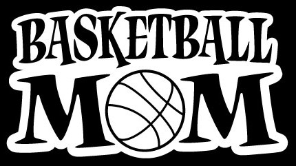 Basketball Mom Window or Wall Decal 3