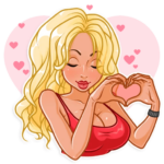 bay watch pam anderson sticker 14