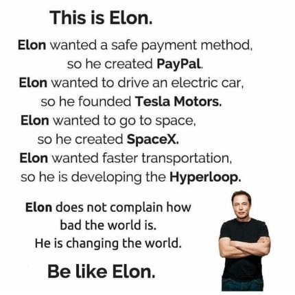 BE LIKE ELON STICKER