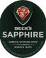 Becks Sapphire Label Decal