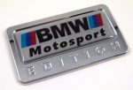 BMW motosport special edition adhesive chrome emblem