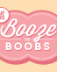 booze for boobs logo sticker